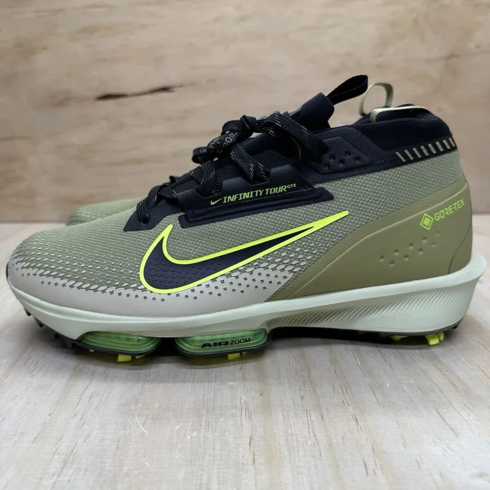 NEW Nike Infinity Tour Next% 2 GTX Dusty Olive Black Volt FV4897 300 Mens Sz 11